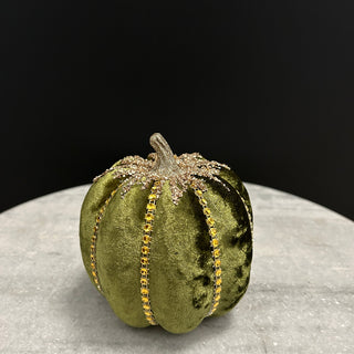 Beaded Green Pumpkin