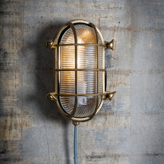 Brass Outdoor Wall Light