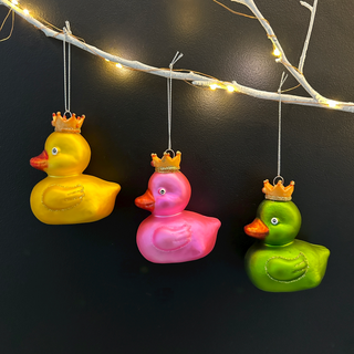 Bright Duck Christmas Decorations (Set of 3)