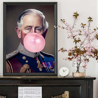 Bubblegum King Art Print