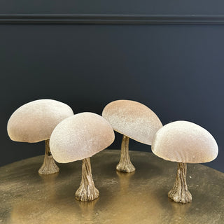 Champagne Mushroom Ornaments (Set of 2) -