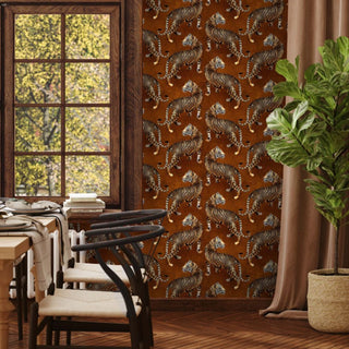 Copper Tiger Wallpaper - REUSE DAWN - Limited Abode