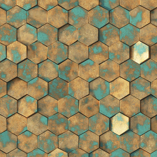 Copper Tile Wallpaper