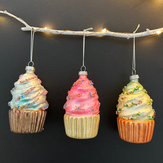 Cupcake Baubles (Set of 3)