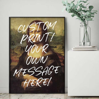 Custom Mona Lisa Art Print