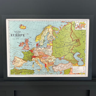 Europe Map Print