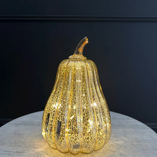 Gold Glass Pumpkin