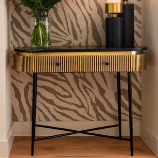 Gold Hallway Table