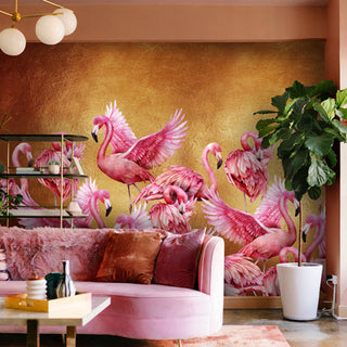 Gold Wallpaper Mural - Avalana Design