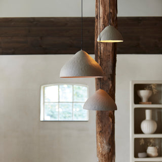 Grey Metal Pendant Light