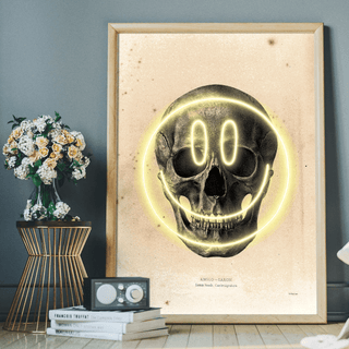 Happy Face Skull Print - Limited Abode