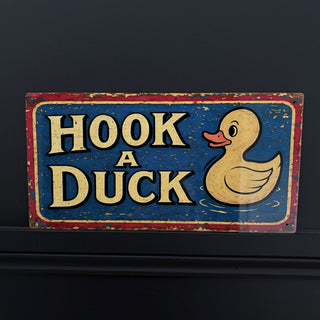 Hook A Duck Sign