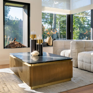 Large Gold Coffee Table