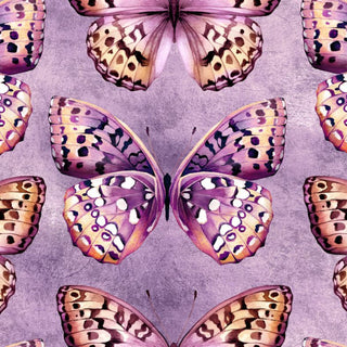 Lilac Butterfly Wallpaper - REUSE DAWN - Limited Abode