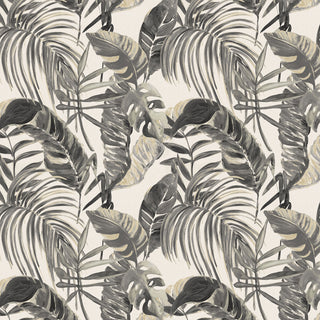 Neutral Palm Leaves Wallpaper