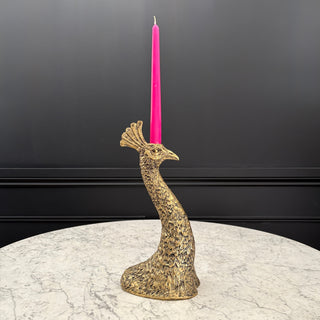 Peacock Candle Holder