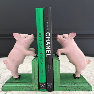 Pink Bookends