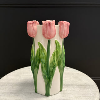 Pink Tulip Vase