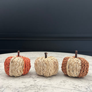 Pumpkins Decorations (Set of 3)