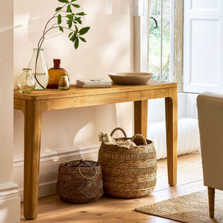 Reclaimed Teak Console Table
