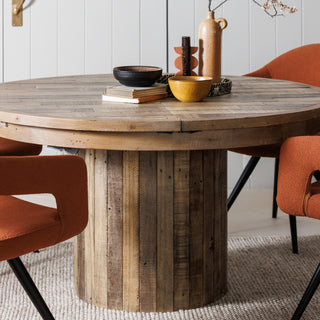 Reclaimed Wood Extending Dining Table