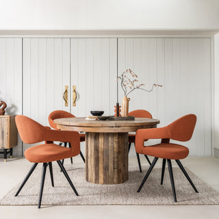 Reclaimed Wood Extending Dining Table