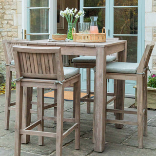 Square Wooden Outdoor Bar Table