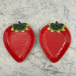 Strawberry Plates (Set of 2) - Limited Abode