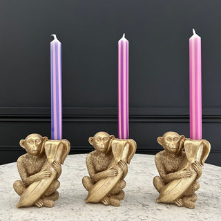 Striped Candles (Set of 3) - Limited Abode