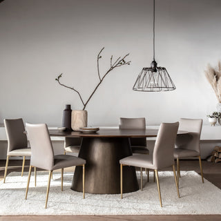 Taupe Dining Chairs (Set of 2) - Limited Abode