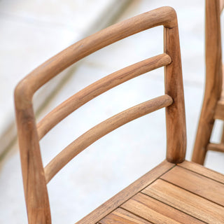 Teak Dining Chairs (Set of 2)