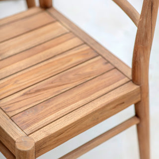 Teak Dining Chairs (Set of 2)