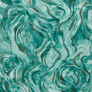 Teal Marbled Wallpaper - Limited Abode