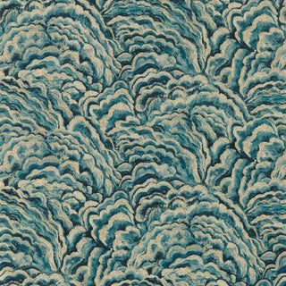 Teal Metallic Wallpaper