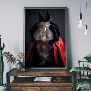 Vampire Bunny Print