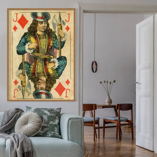 Vintage Jack Playing Card Art