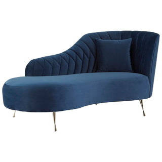 Blue Chaise Longue