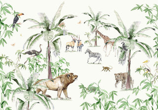 Animal Safari Wallpaper Mural