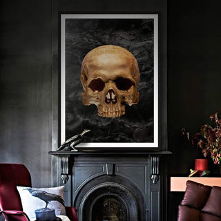 Gold Skull Art Print - Limited Abode