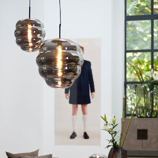 Grey Glass Pendant Lights