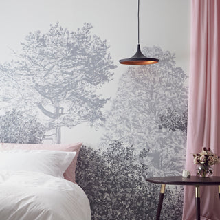 Grey Trees Wallpaper Mural