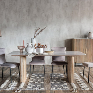 Marble Topped Dining Table