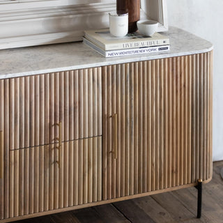 Marble Topped Sideboard