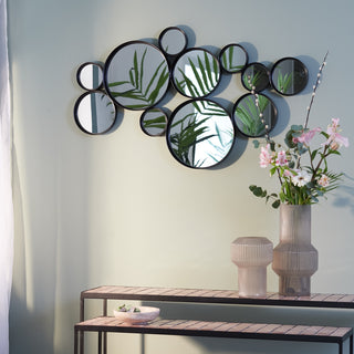 Medium Black Circles Mirror