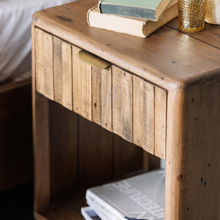 Reclaimed Wood Bedside Table