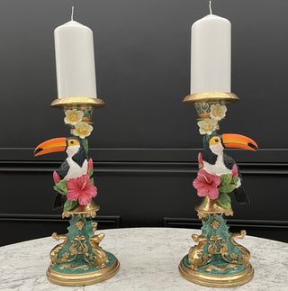 Toucan Candle Holders (Set of 2)