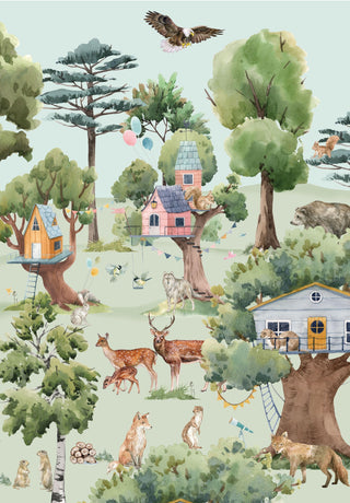 Treehouse Wallpaper Mural