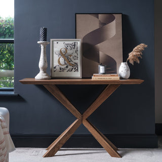 Wood Console Table